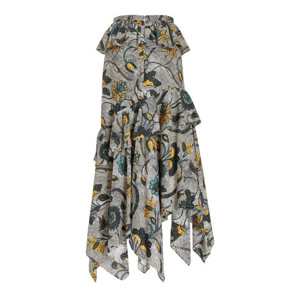 Ulla Johnson Ivette Skirt Grey - 10 - Picture 5 of 6